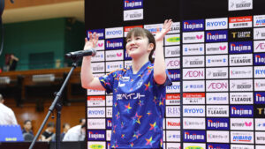日本ペイントマレッツがトップおとめピンポンズ名古屋に勝利。トップ・木原選手が負傷。
